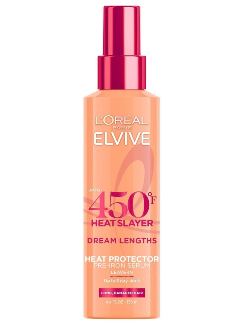 LOreal Elvive Dream Lengths Heat Slayer Pre-Iron Spray Leave-In 4.4oz New